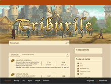 Tablet Screenshot of forum.triburile.ro